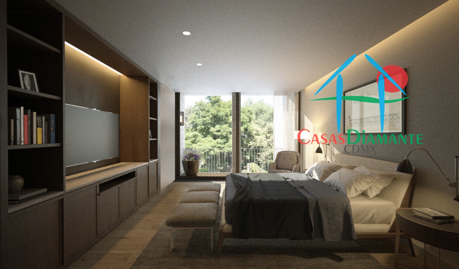 Jardines del Pedregal Casa Hemma - Recámara uno 1